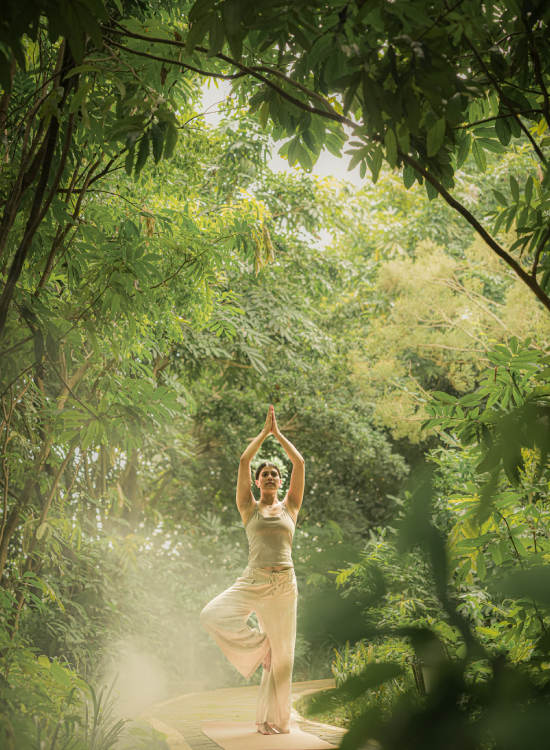 Yoga at Aahana resort