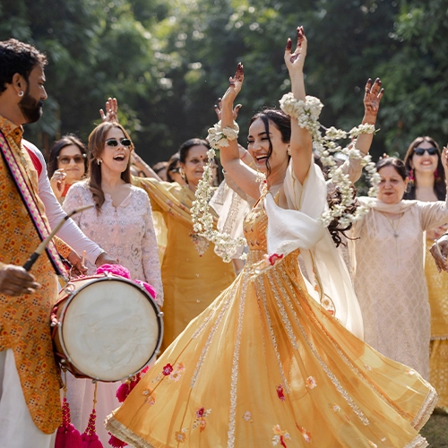 wedding at aahana resort