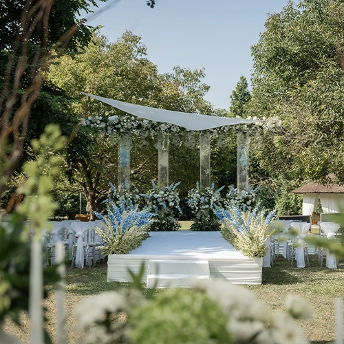 forest theme wedding at Aahana resort