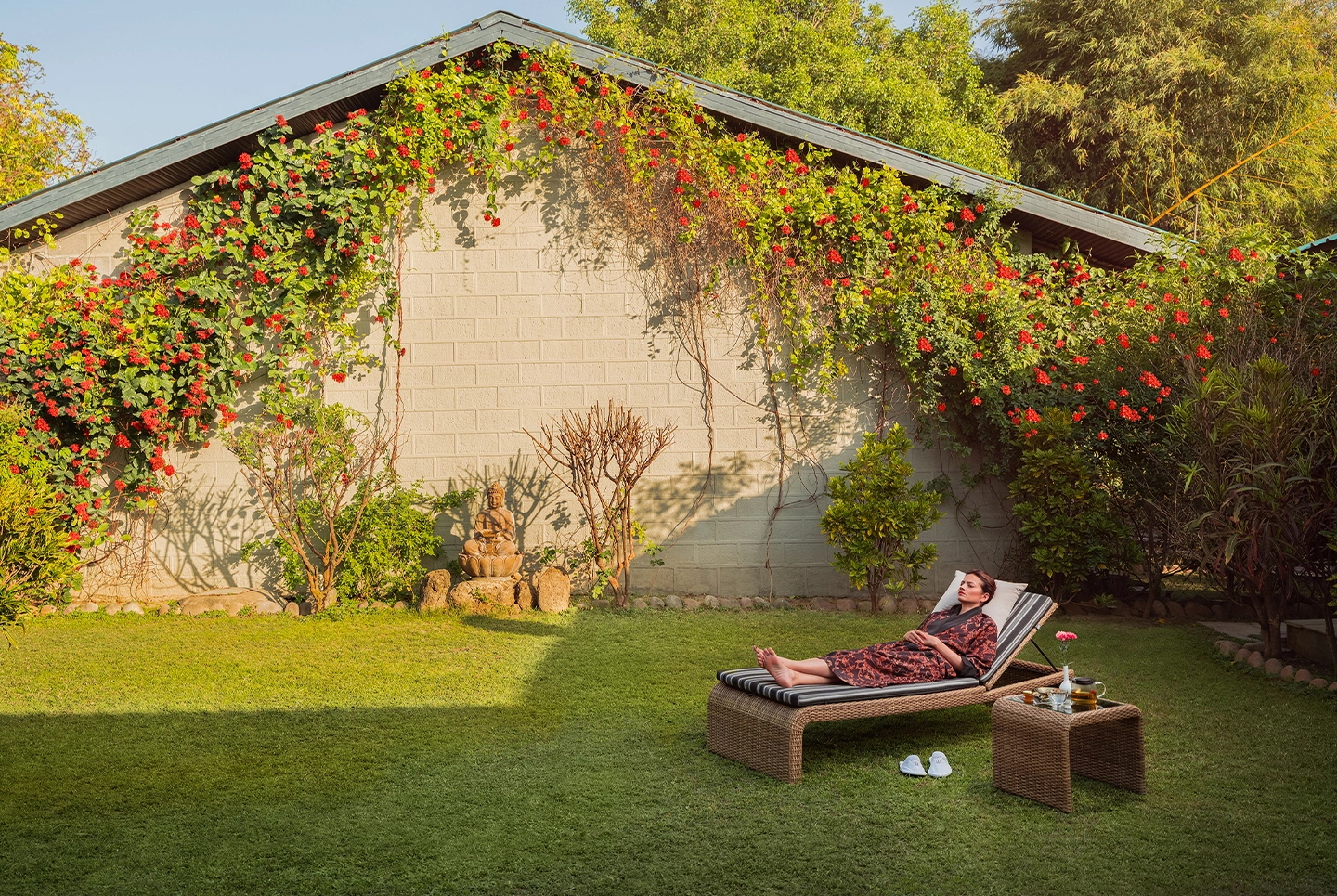 forest bathing at Aahana spa