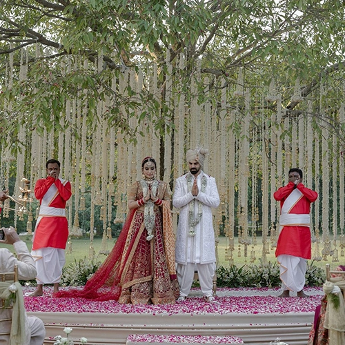 Actress Surbhi Jyoti wedding at Aahana resort