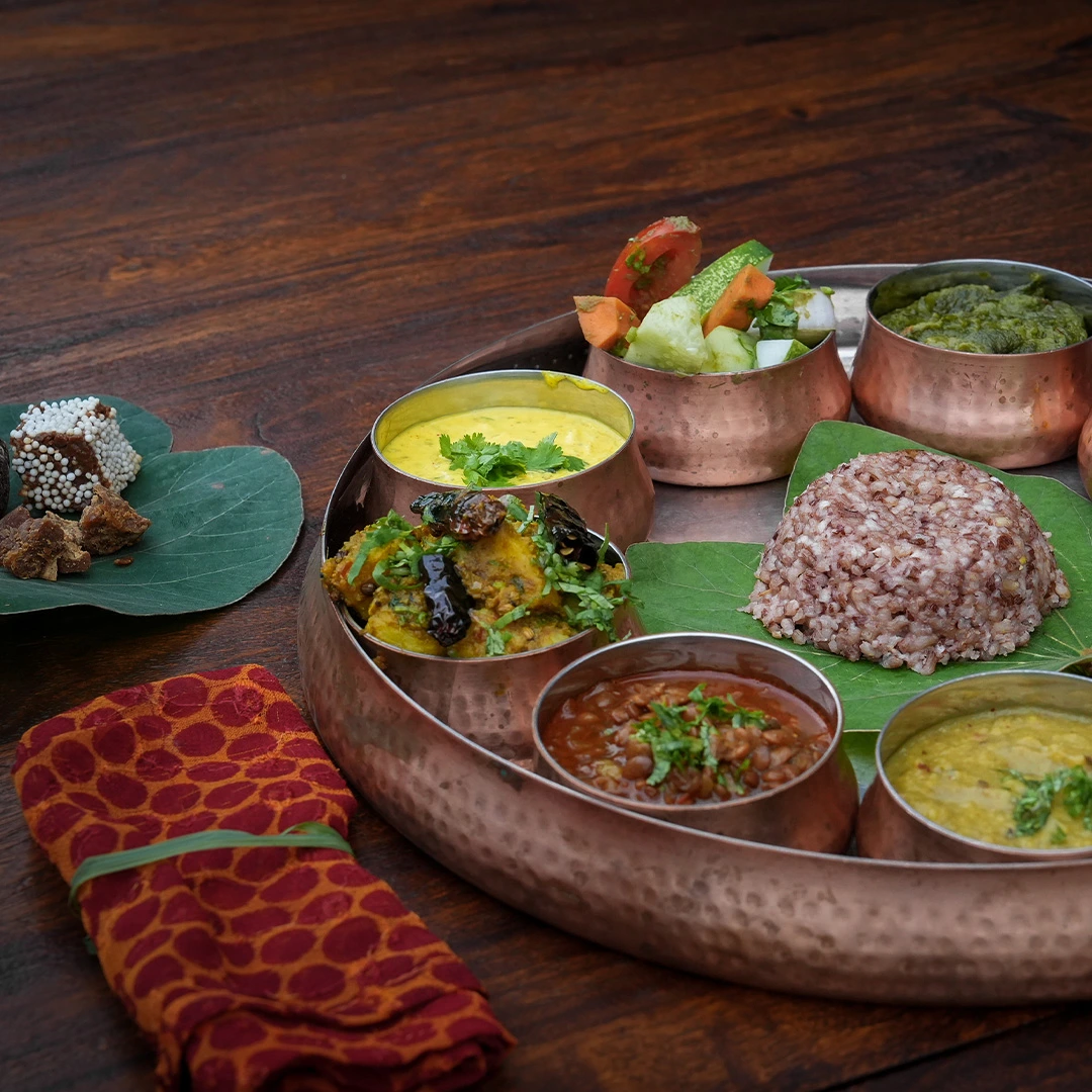 Kumaoni food served at Aahana Resort