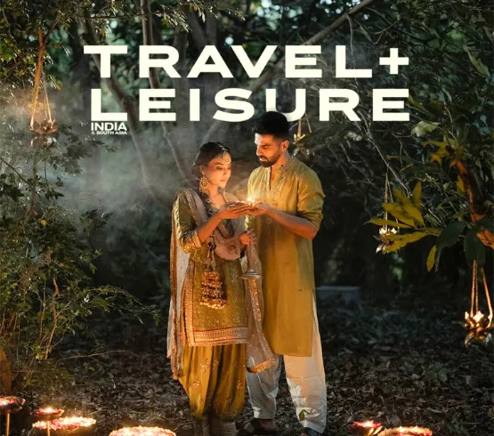 Travel + Leisure feature of aahana wedding ceremony