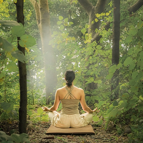 yoga retreat at aahana resort