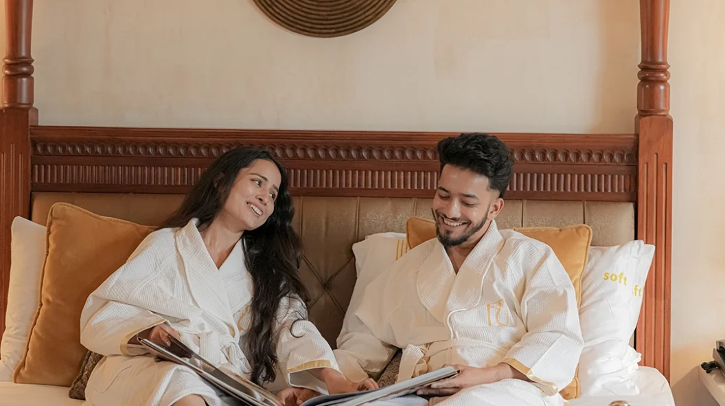 couple in-villa dining experience